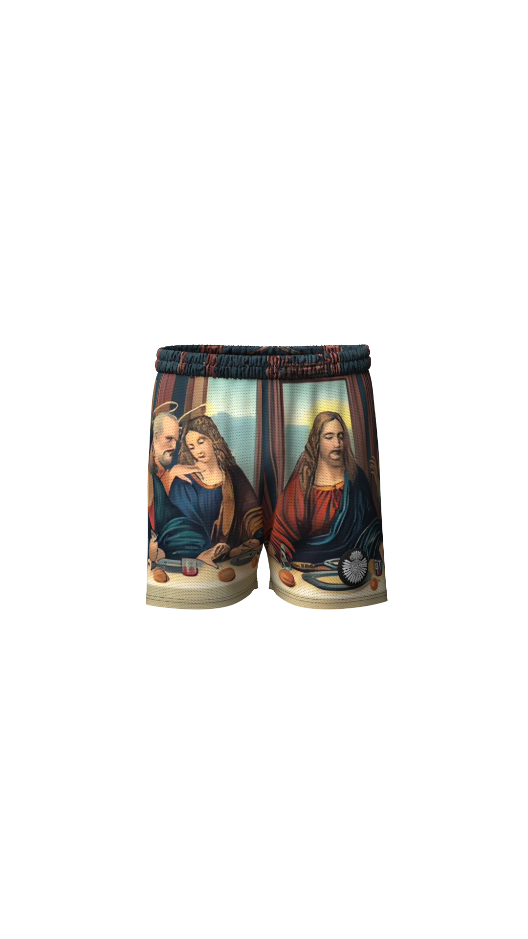Last Supper Mesh Shorts