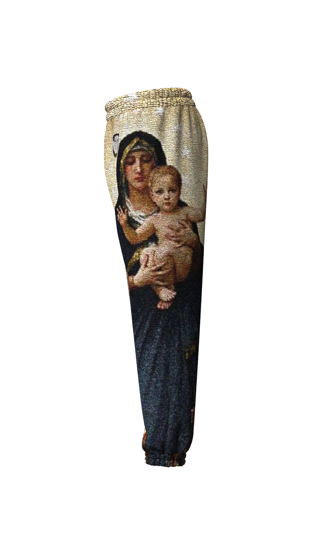 Virgin Mary Tapestry Pants