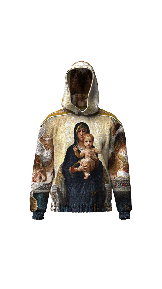 Virgin Mary Tapesty Hoodie