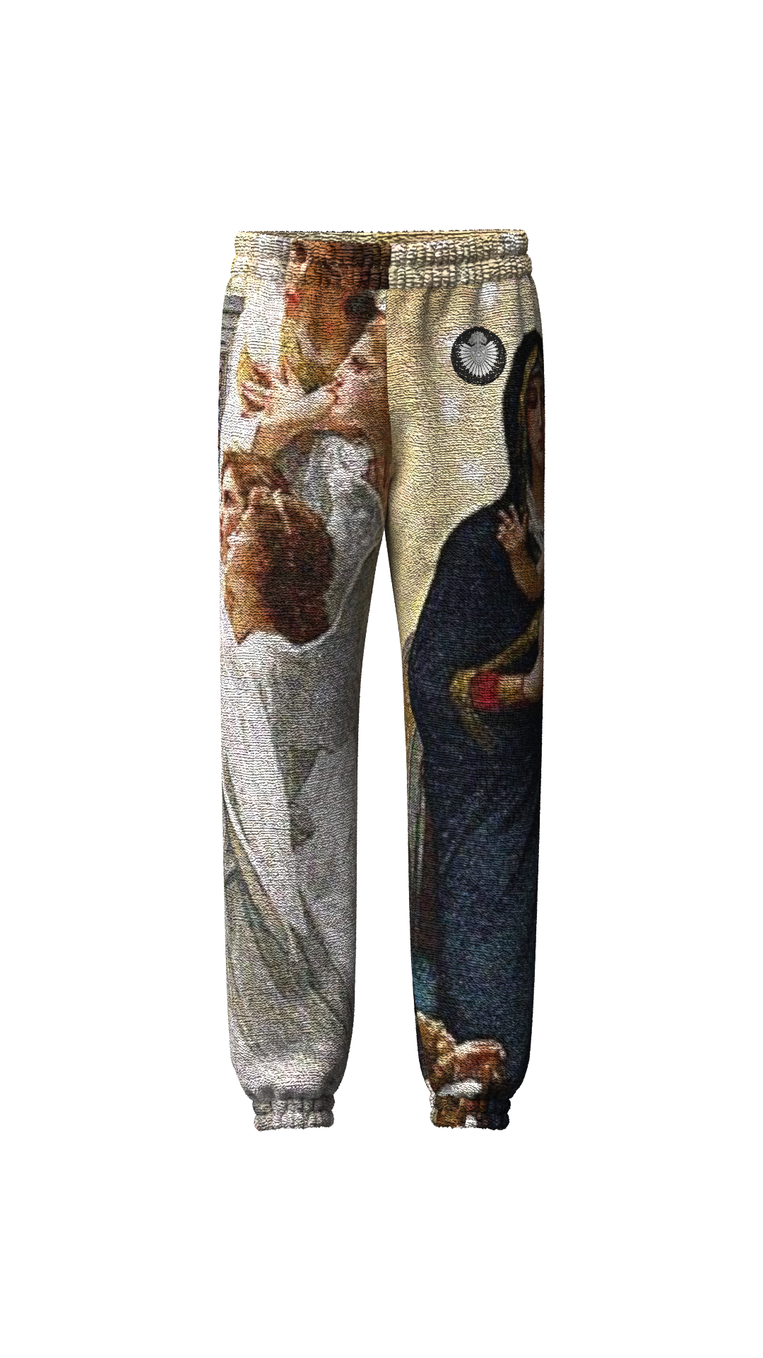 Virgin Mary Tapestry Pants